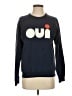 Clare V. 100% Cotton Blue Sweatshirt Size S - photo 1