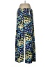 Slinky Brand Print Blue Casual Pants Size M - photo 2