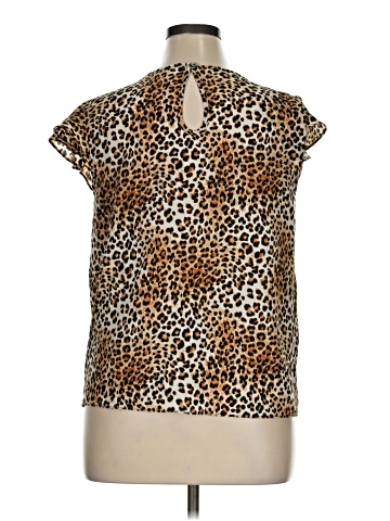 Green Envelope Short Sleeve Blouse (view 2)