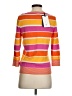 Alison Sheri 100% Cotton Stripes Orange Pullover Sweater Size XS - photo 2