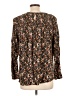 J.Jill 100% Viscose Floral Brown Long Sleeve Blouse Size L - photo 2