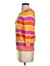 Alison Sheri 100% Cotton Stripes Orange Pullover Sweater Size XS - photo 5