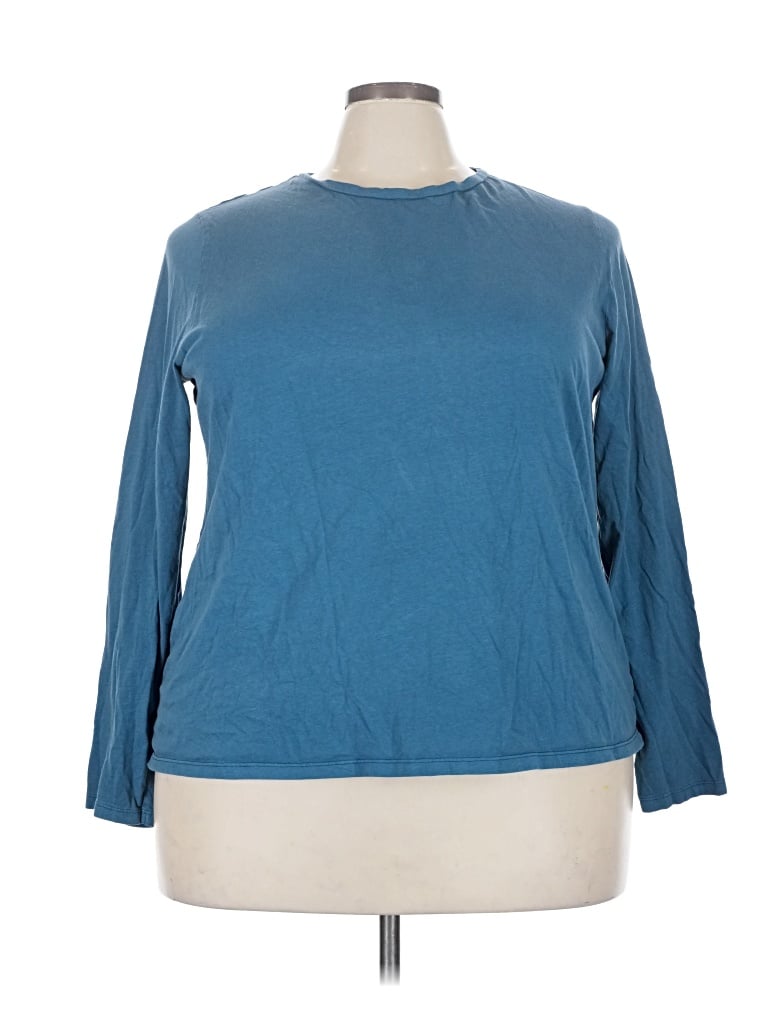 Pre-owned Dip 3/4 Sleeve T-shirt In Blue