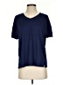 Cuddl Duds Solid Blue Short Sleeve T-Shirt Size XS - photo 1