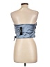 Lulus 100% Polyester Blue Tube Top Size L - photo 2
