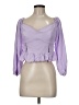 Express Purple 3/4 Sleeve Blouse Size M - photo 1