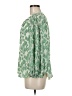 Current Air 100% Polyester Green 3/4 Sleeve Blouse Size M - photo 5