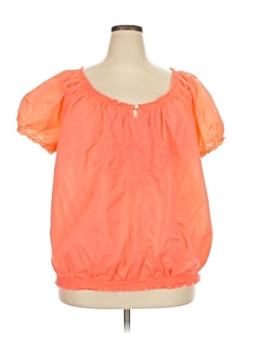 St. John's Bay Short Sleeve Blouse (view 1)