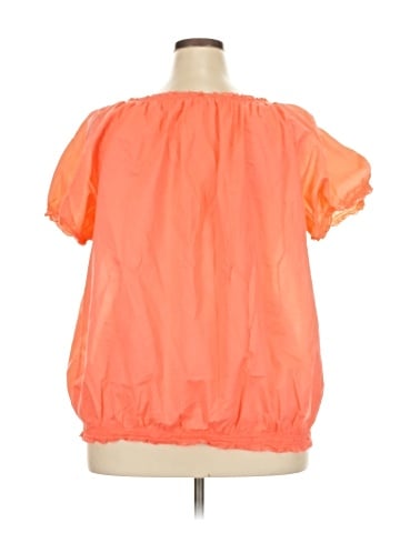 St. John's Bay Short Sleeve Blouse (view 2)