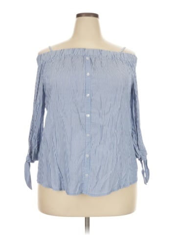 Iz Byer 3/4 Sleeve Blouse (view 1)