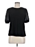 CeCe Black Short Sleeve Top Size M - photo 1