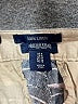 British Khaki 100% Linen Stripes Blue Shorts Size 6 - photo 3