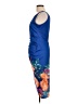 Unbranded Tropical Blue Cocktail Dress Size L - photo 5