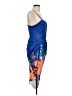 Unbranded Tropical Blue Cocktail Dress Size L - photo 4