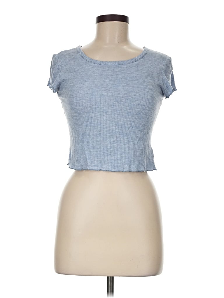 Pre-owned Altar'd State Short Sleeve T-shirt In Blue