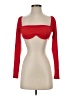 Princess Polly Red Long Sleeve Top Size 2 - photo 1