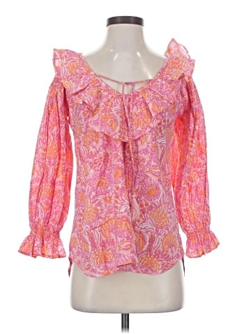 mille Resort & Travel 3/4 Sleeve Blouse (view 1)