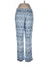Nue Options 100% Rayon Print Blue Casual Pants Size L - photo 1