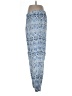 Nue Options 100% Rayon Print Blue Casual Pants Size L - photo 5