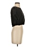 Intermix Black Short Sleeve Top Size S - photo 4