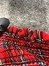 Unbranded Plaid Red Casual Dress Size S - photo 7