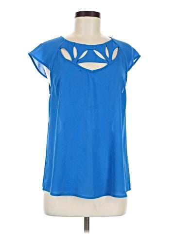 Skies Are Blue Short Sleeve Top (view 1)