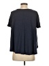 Ann Taylor LOFT Gray Short Sleeve Top Size S - photo 2