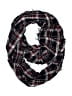 Unbranded Plaid Burgundy Black Scarf One size - photo 1