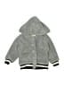 Monica + Andy 100% Polyester Gray Zip Up Hoodie Size 18-24 mo - photo 1