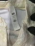 BP. Metallic Ivory Short Sleeve Button-Down Shirt Size 2 - photo 3