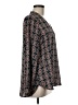Pleione 100% Polyester Brown Long Sleeve Blouse Size M - photo 4