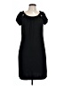 Evan Picone Solid Black Casual Dress Size 10 - photo 1