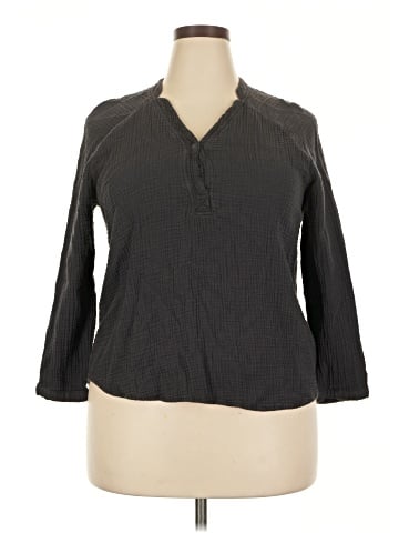 Garnet Hill 3/4 Sleeve T-Shirt (view 1)