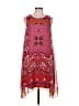 Muse 100% Polyester Paisley Red Casual Dress Size 12 - photo 1
