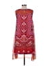 Muse 100% Polyester Paisley Red Casual Dress Size 12 - photo 2