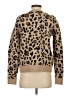 Halogen Animal Print Tan Pullover Sweater Size S - photo 2