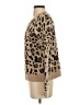 Halogen Animal Print Tan Pullover Sweater Size S - photo 5
