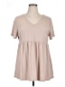 Shein Tan Short Sleeve Top Size 14 - photo 1