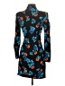 Maje Print Blue Cocktail Dress Size Sm (1) - photo 2