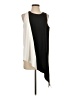 Alfani 100% Polyester Color Block Black Sleeveless Top Size 4 - photo 1