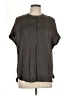 Old Navy Gray Short Sleeve Blouse Size L - photo 1