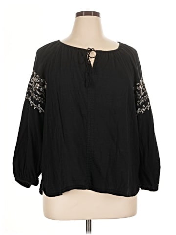 Old Navy 3/4 Sleeve Blouse (view 1)