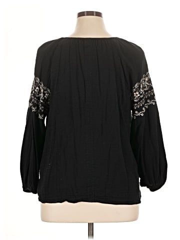 Old Navy 3/4 Sleeve Blouse (view 2)