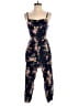 Old Navy 100% Viscose Floral Blue Jumpsuit Size S - photo 1