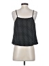 Lush Polka Dots Black Sleeveless Blouse Size S - photo 2