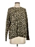 Vince Camuto Animal Print Brown Pullover Sweater Size S - photo 1