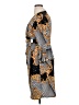 Glamour Print Gray Casual Dress Size 14 - photo 5