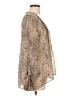 Pins and Needles Animal Print Tan Long Sleeve Blouse Size L - photo 4