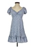 BCX 100% Rayon Blue Casual Dress Size S - photo 1