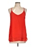 Sans Souci 100% Polyester Red Sleeveless Top Size L - photo 1